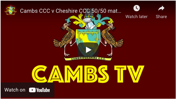Cambridgeshire v Cheshire - watch the full match