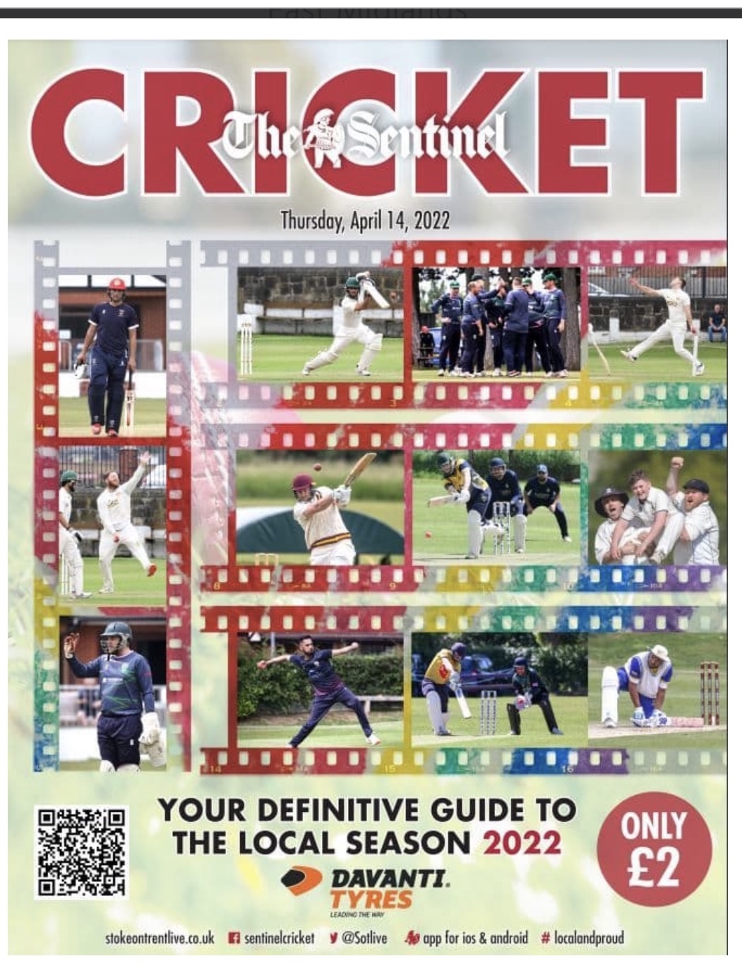 Sentinel 2022 cricket supplement available from 14 April