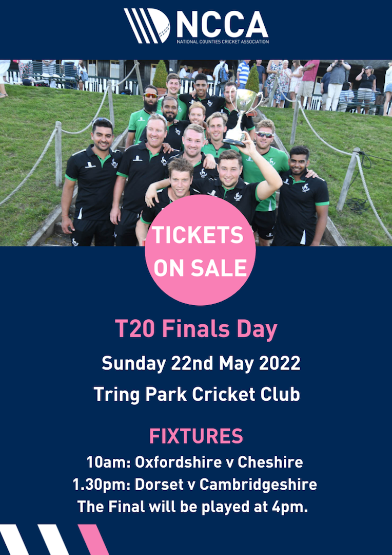 NCCA T20 Final's Day Sunday 22 May - all you need to know
