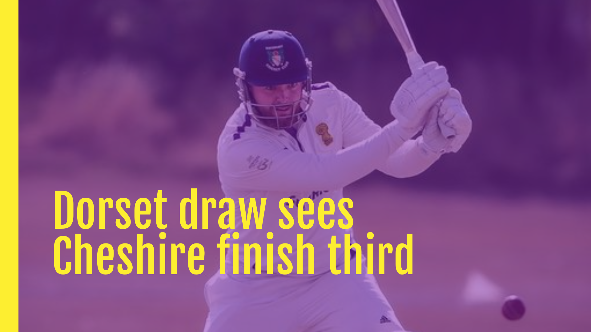 Dorset draw sees Cheshire finish third