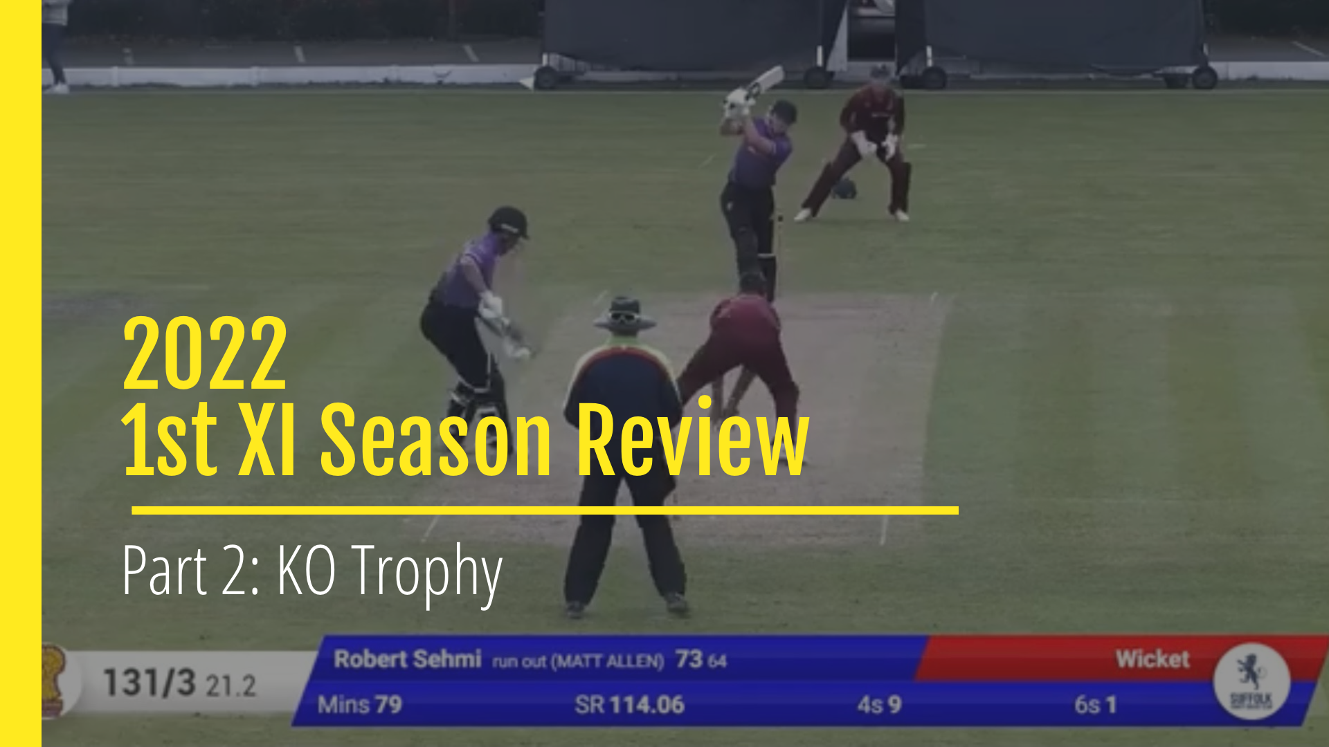 2022 1st XI Season Review - Part 2 NCCA KO Trophy