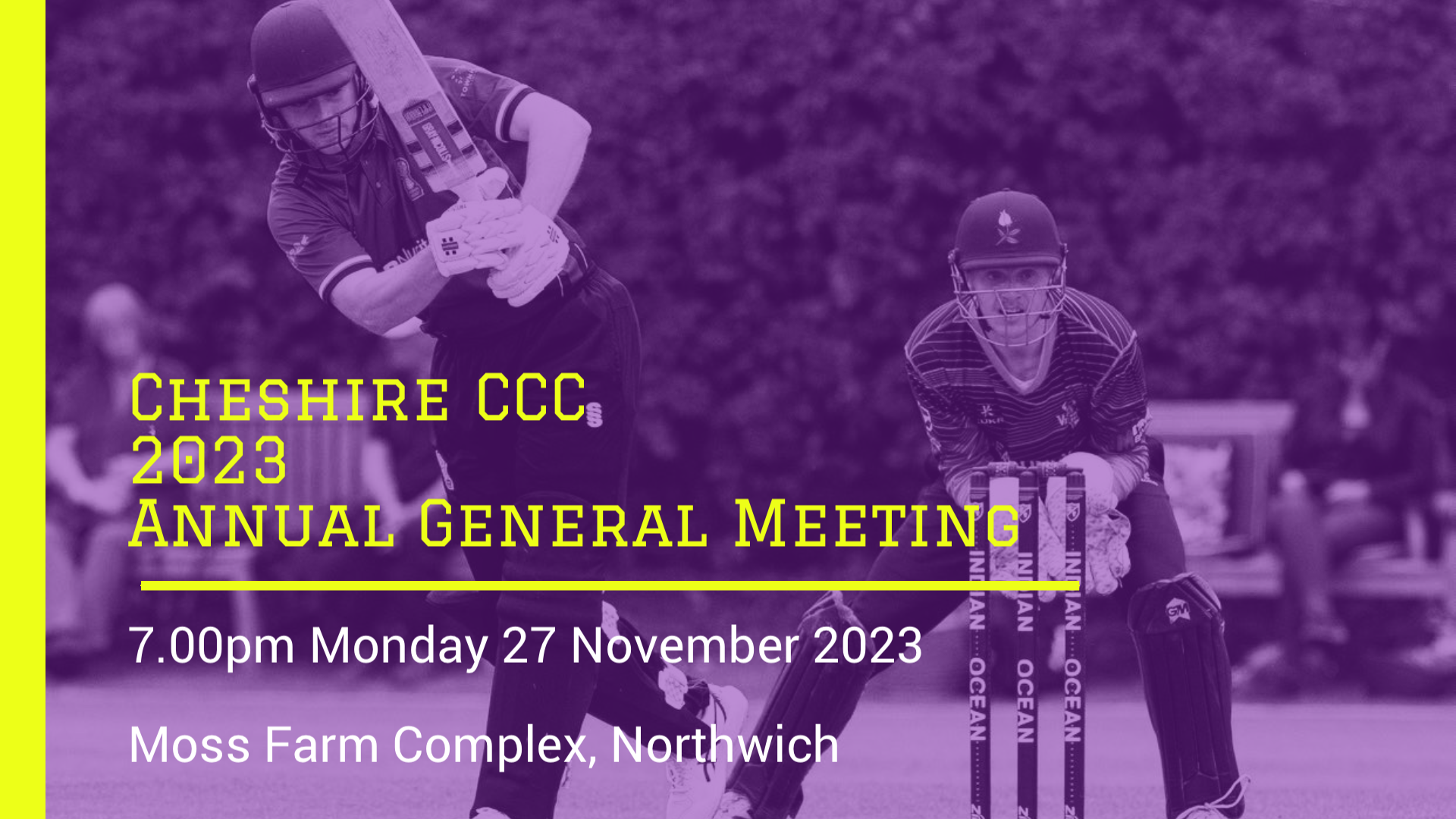 Cheshire CCC 2023 Annual General Meeting