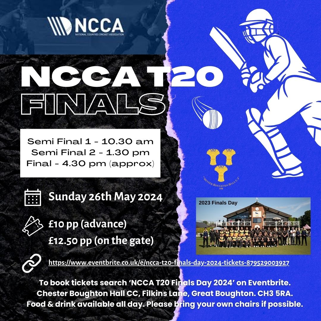 National Counties T20 Final's Day at Chester, Sunday 26 May