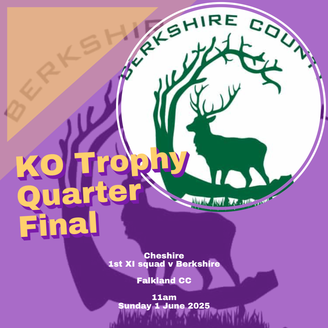 Cheshire 1st XI squad v Berkshire this Sunday 1 June